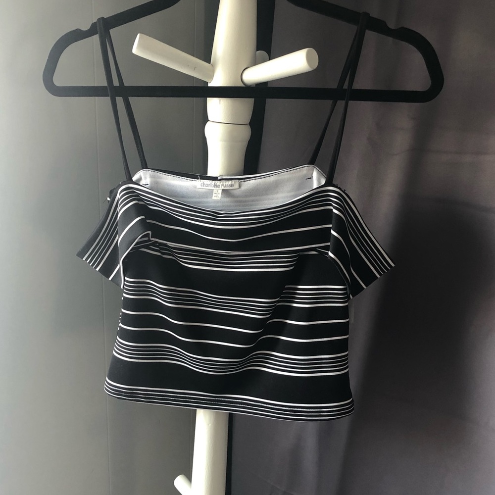 Stripped crop top!